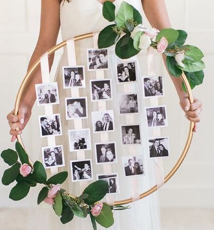 DIY hula hoop bodas