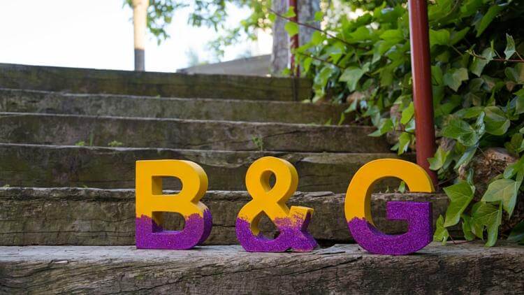 DIY Letras boda